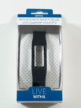 With it Replacement Band for Use with Garmin Vivofit  Black (BRAND NEW) - $368.27 MXN