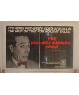 Pee Wee Herman Poster Trade Ad Mostra Video Speciale Paul Reubens Peewee - $3,312.30 MXN