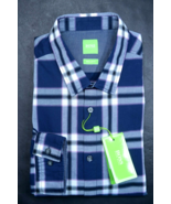 Camisa Casual De Algodón A Rayas Marinas Regular Fit De Hugo Boss Para H... - $74.30 CAD