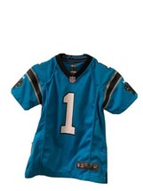 Nike Carolina Panthers NFL Cam Newton Football Jersey Boys Size Small  - £37.82 GBP