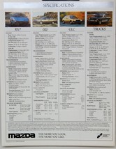 1985 Mazda Cars & Trucks  Dealership Brochure 4843 - $7.91