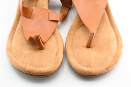 Giani Bernini Size 7.5 M Brown Gladiator Leather Women Sandal Shoes - £15.49 GBP