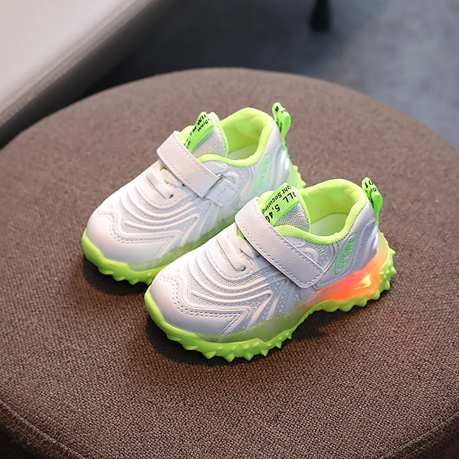 Kid Running   Infant Shoe Baby Boys LED Light Shoes Casual  Shoes For Girls Chil - £114.49 GBP