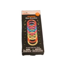 50 - 8&quot; (20.3CM) GLOW STICKS WITH CONNECTORS MAKES BRACELETS &amp; NECKLACES  - €5,85 EUR