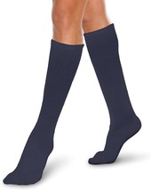 Therafirm Core-Spun Unisex Support Socks 15-20mmHg Navy, Small - $22.85