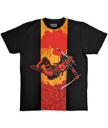 Deadpool Samurai Splatter T-Shirt Black - £25.14 GBP+