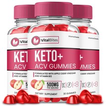 VitalBites ACV Gummies with B12 and Superfoods for Daily Wellness 3 Pack - $1,849.51 MXN