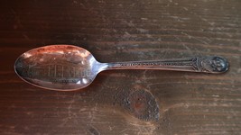 Vintage Silverplate Wm Rogers 6&quot; Spoon George Washington Mount Vernon Vi... - £5.44 GBP