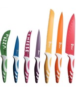 Chefcoo 7 piece Knife SET with Pizza and Cheese Knives - $26.91 CAD