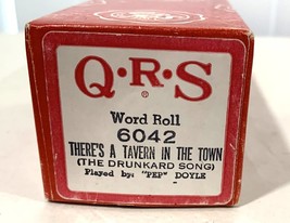 QRS Word Roll Scroll 6042 There&#39;s a Tavern in Town (Drunkard Song) by Pep Doyle - £27.02 GBP