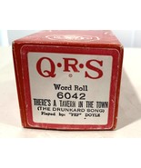 QRS Word Roll Scroll 6042 There&#39;s a Tavern in Town (Drunkard Song) by Pe... - £27.35 GBP