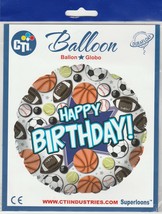 CTI Superloons Happy Birthday 17&quot; Foil Balloon  ~ ranjacuj - £8.06 GBP