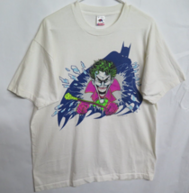 Vtg 1989 The Joker with cane Batman T Shirt Sz XL Rare USA Made - £112.03 GBP