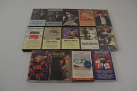 Country Music Cassette Tapes Rogers Brooks Gill Whitley Strait Coe Hits Lot x 14 - £30.57 GBP