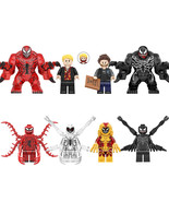 Carnage Venom Minifigures Sceam Cletus Kasady Eddie Brock Anti-Venom Min... - $21.89