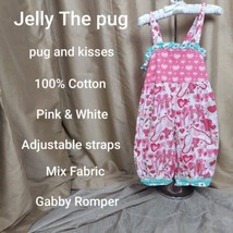 Jelly The Pug Pug And Kisses Gabby Romper Size 18 Month #638 - £12.58 GBP