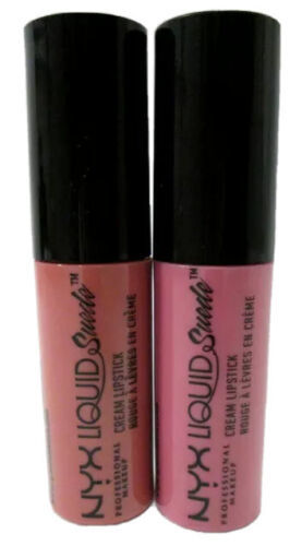 NYX Liquid Suede Cream Lipstick Mini Duo Tea & Cookies / Initiator UNSEALED  - £4.00 GBP