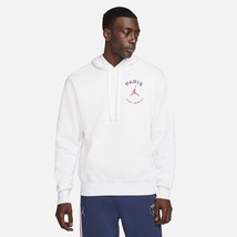 NWT men&#39;s XXL nike Air Jordan PSG Fleece Hoodie Sweatshirt Pull Over DJ0... - £67.22 GBP