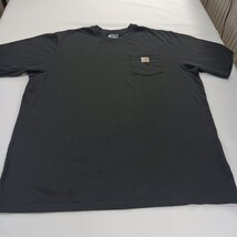 Carhartt K87 BLK Loose Fit Men's Black Cotton Short Sleeve T-Shirt Size 2XL Tall image 10