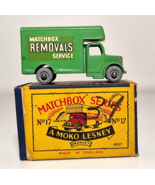 Matchbox No.17 Removals Van Lesney Moko Mid-Green w/ Box 1950s Vintage - €128,70 EUR