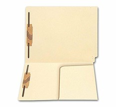 100 File Folders End Tab Manila Folder - Inward-facing Half Pocket 11 pt - $81.65