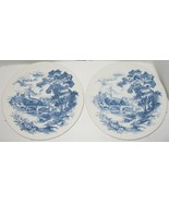 2 Vtg Countryside Enoch Wedgwood &amp; Co Ltd 10&quot; Dinner Plates Made England - $25.77 CAD