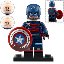 Captain America (John Walker) Marvel Superhero Lego Compatible Minifigur... - £2.38 GBP