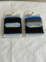 Scunci No-Damage Hair Ties Elastics Comfort Classic 2 Packs 18 pcs Old S... - $11.30