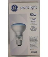 GE 50W Plant Light R20 Indoor Floodlight Light Bulb Blue Tint  Medium Base - £9.47 GBP