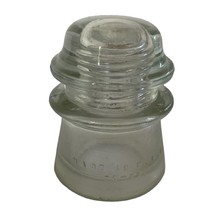 Hemingray 17 Clear Glass Insulator Made In U.S.A. 20-50 Vintage - $4.88