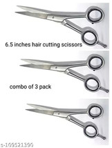 Pack of 3) 6.5 inches Professional Salon Barber Hair Cutting Scissor Sta... - £34.59 GBP