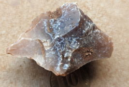 Natural MINERAL Rough Raw FLINT Ancient Stone Rock Modiin Israel #430 - £2.16 GBP