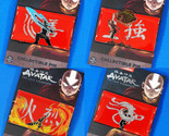 Avatar the Last Airbender Water Earth Fire Air Opening Intro Enamel Pin Set - £47.44 GBP