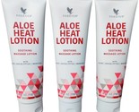 Forever Aloe Heat Lotion Soothing Warm Massage Nourish Skin 4 FL OZ (118... - $45.01
