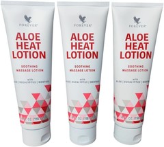 Forever Aloe Heat Lotion Soothing Warm Massage Nourish Skin 4 FL OZ (118... - £34.07 GBP