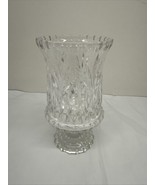 Princess House Crystal Candle Holder 24% Lead Crystal  ( 2 pieces ) - $15.11
