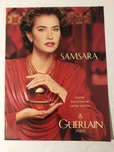 1994 Samsara Guerlain Paris Vintage Print Ad Advertisement   pa15 - $7.91