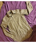 BANANA REPUBLIC LONG SLEEVE SLIM FIT MULTI COLOR NO IRON MEDIUM 15-15.5 ... - $42.35 CAD