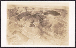 Lewiston, ID RPPC 1930s Old Spiral Highway Aerial View Real Photo Postcard - £9.59 GBP