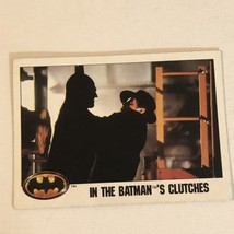 Batman 1989 Trading Card #30 Michael Keaton In Batman’s Clutches - £1.61 GBP