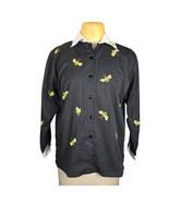 CC Sportswear Womens Large Button Up Shirt Embroidered Bees Nature Prepp... - $32.91 CAD