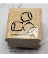 Stampin Up Hot Chocolate Coca Marshmallows Wood Mounted Rubber Stamp - €3,41 EUR
