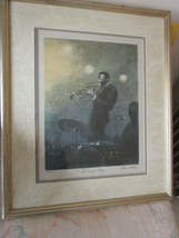 Arthur Shilstone Trumpet Player Serigraph Signed Professionally Framed 411/150 - £276.97 GBP