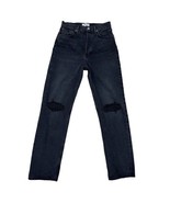 Agolde 90&#39;s Pinch Waist Black Denim Jeans Women’s 25 Distressed High Rise - $67.90 CAD