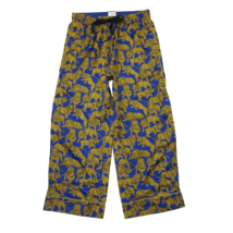 NWT J.Crew Collection Pull-on Silk-Twill Pant in Blue Olive Sleepy Lions 8 - £72.03 GBP