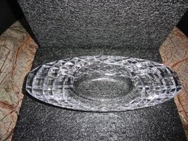 Diamond Crown Buckingham Crystal Collection Ashtray 11.75" L x 4" W x 1.75 H image 6