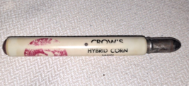 Vintage Crow’s Hybrid Corn Co Bullet Pencil crows Hybrid Corn Milford lo... - £10.99 GBP