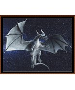Argent Dragon ~~ counted cross stitch pattern PDF - £15.92 GBP