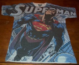 Superman Man Of Steel Dc Comics T-Shirt Small New - £16.07 GBP