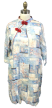Samansa Mos2 Robe Dress Tunic S/M Cherry Blossom Print 1920s Inspired - $63.95
